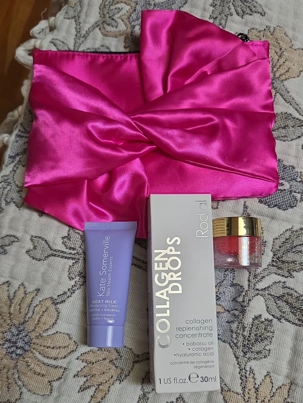 Bundle Of Makeup And Makeup Bag